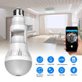 360° Light Bulb Security Camera with Night Vision & Wi-Fi | Smart Home Surveillance