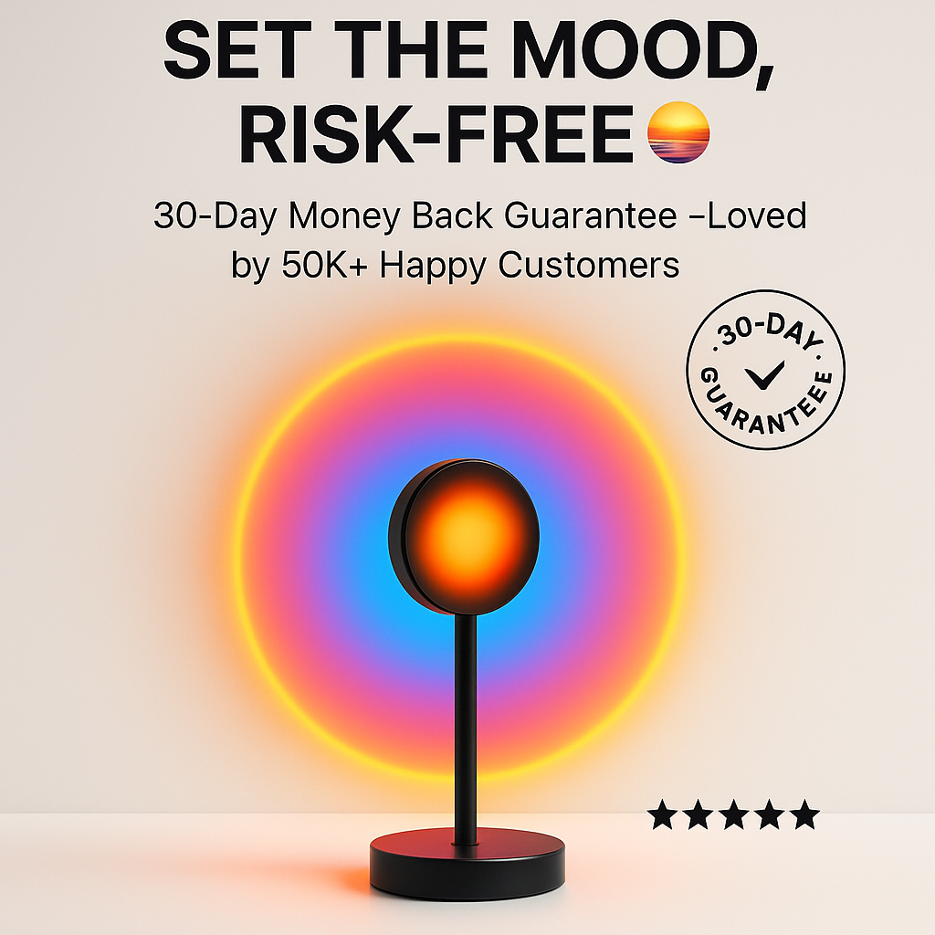 SunGlow™ Remote Controlled Sunset Projector Lamp