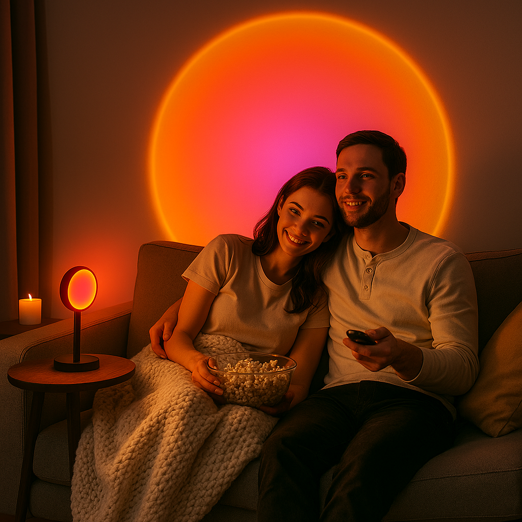 SunGlow™ Remote Controlled Sunset Projector Lamp